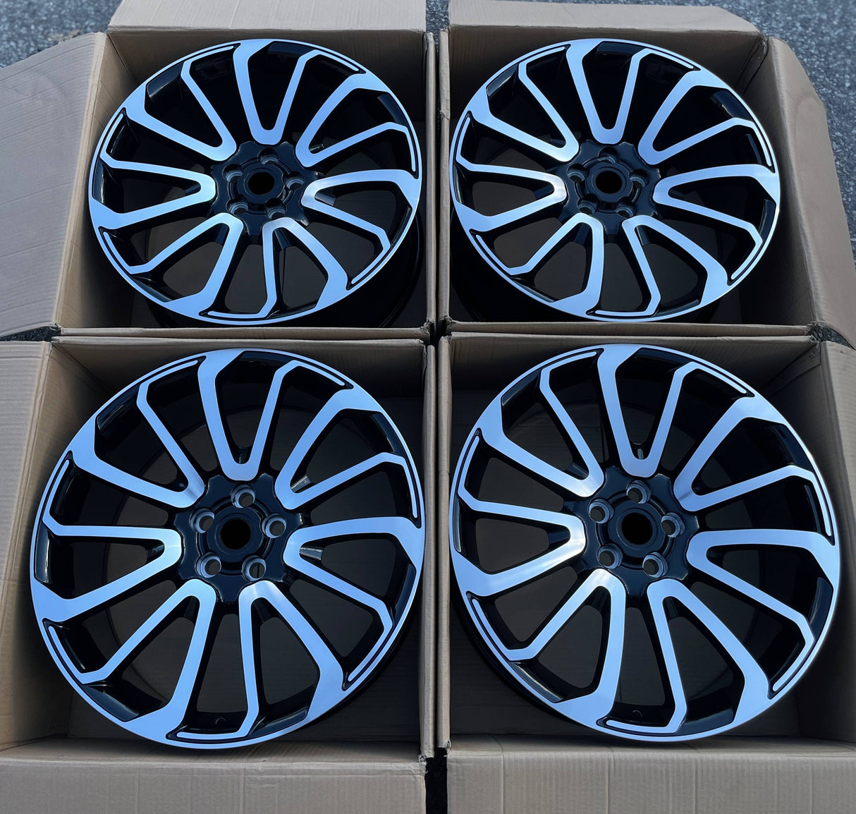 24” Rims - Made to Fit Land Rover LR4, LR4 HSE, LR4 HSE Luxury, LR4 Autobiography, LR4 SE | OE Style | 2010 2011 2012 2013 2014 2015 2016 | 24x10 Wheels Brand New - Model 54