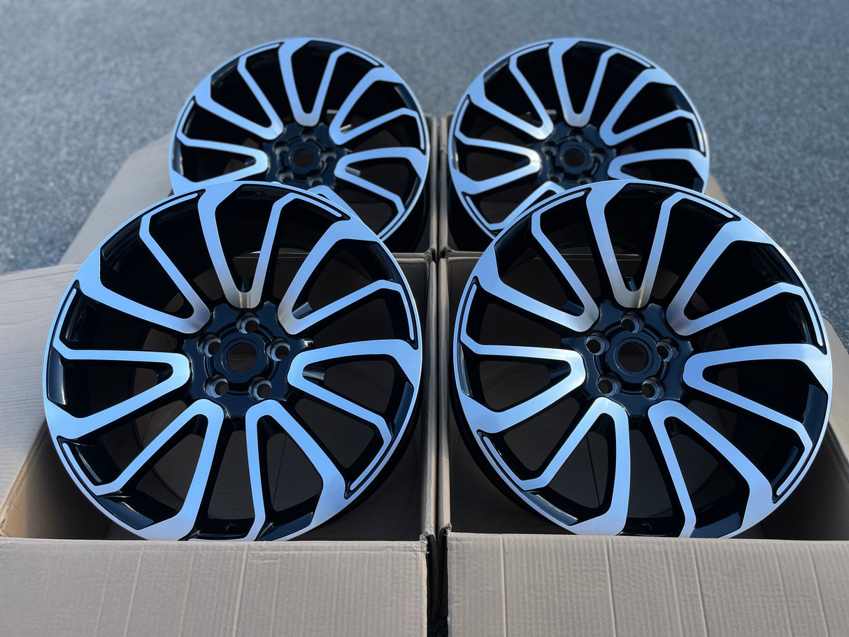 24” Rims - Made to Fit Land Rover LR4, LR4 HSE, LR4 HSE Luxury, LR4 Autobiography, LR4 SE | OE Style | 2010 2011 2012 2013 2014 2015 2016 | 24x10 Wheels Brand New - Model 54