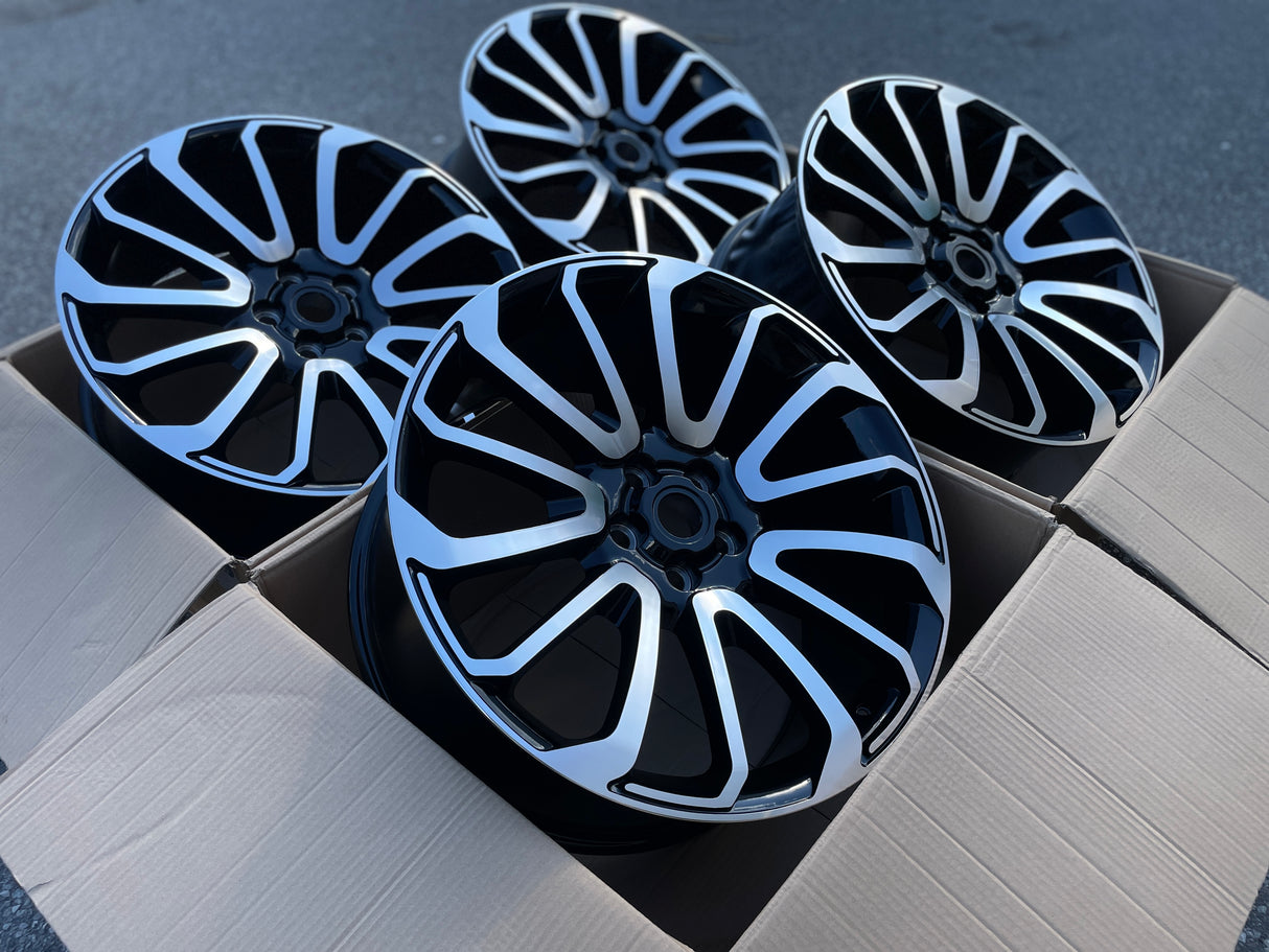 24” Rims - Made to Fit Land Rover LR4, LR4 HSE, LR4 HSE Luxury, LR4 Autobiography, LR4 SE | OE Style | 2010 2011 2012 2013 2014 2015 2016 | 24x10 Wheels Brand New - Model 54