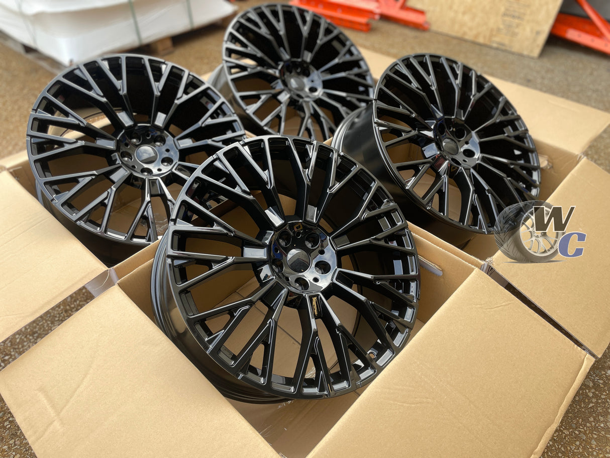 20” Wheels Fit BMW X7 2019–2026 | Factory Style Rims | Gloss Black | Set of 4