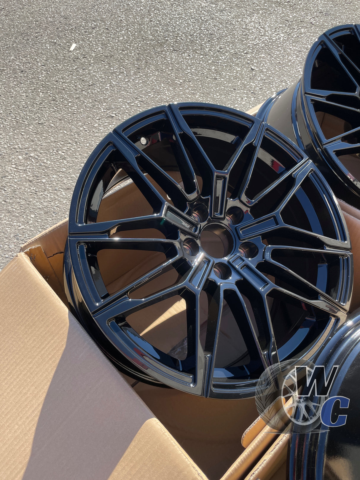 19” Wheels Fit BMW 7 Series 2016–2023 | Factory Style Rims | Gloss Black | Staggered Set of 4