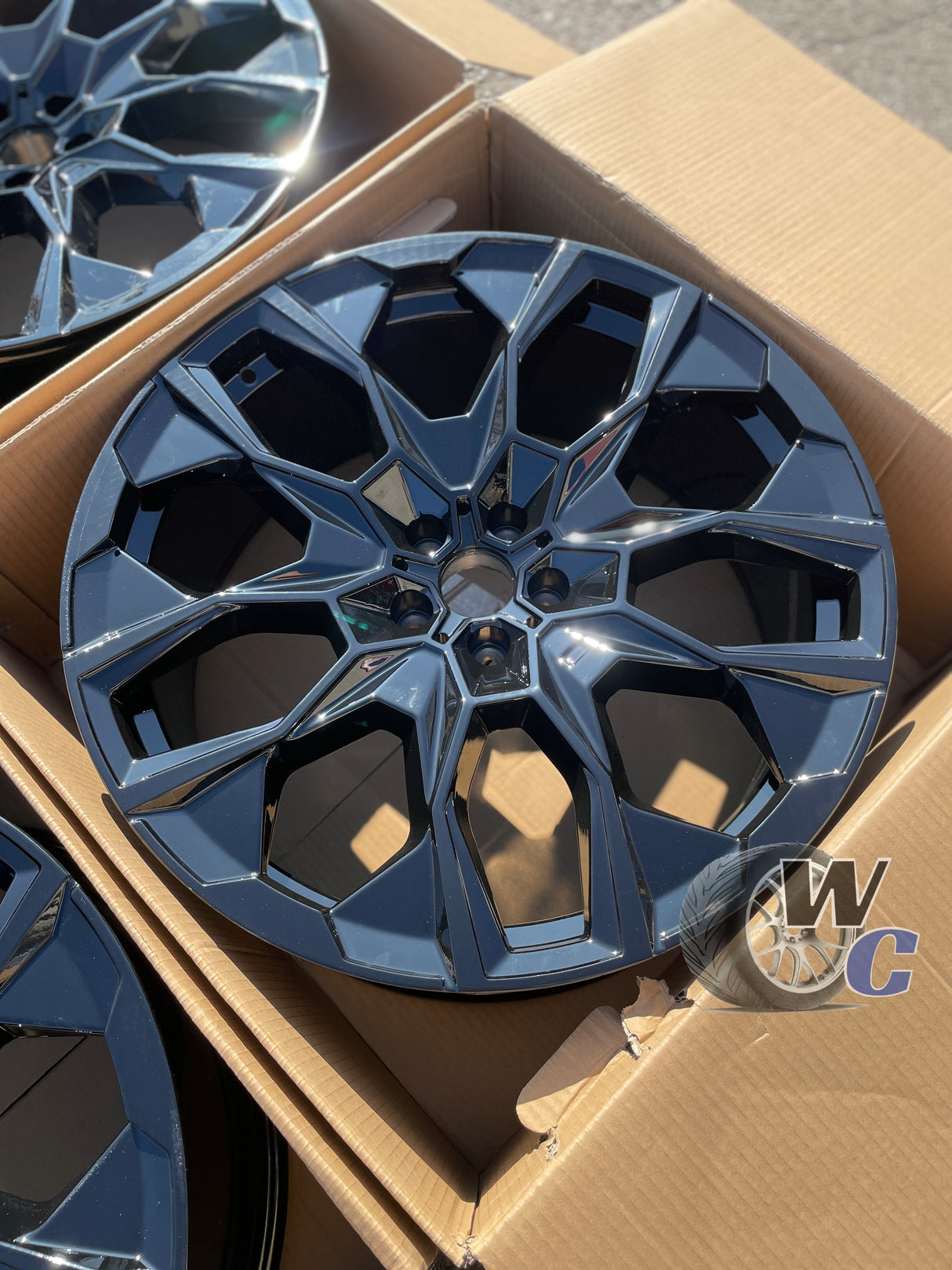 21” Wheels Fit BMW X7 2019–2026 | Factory Style Rims | Gloss Black | Staggered Set of 4