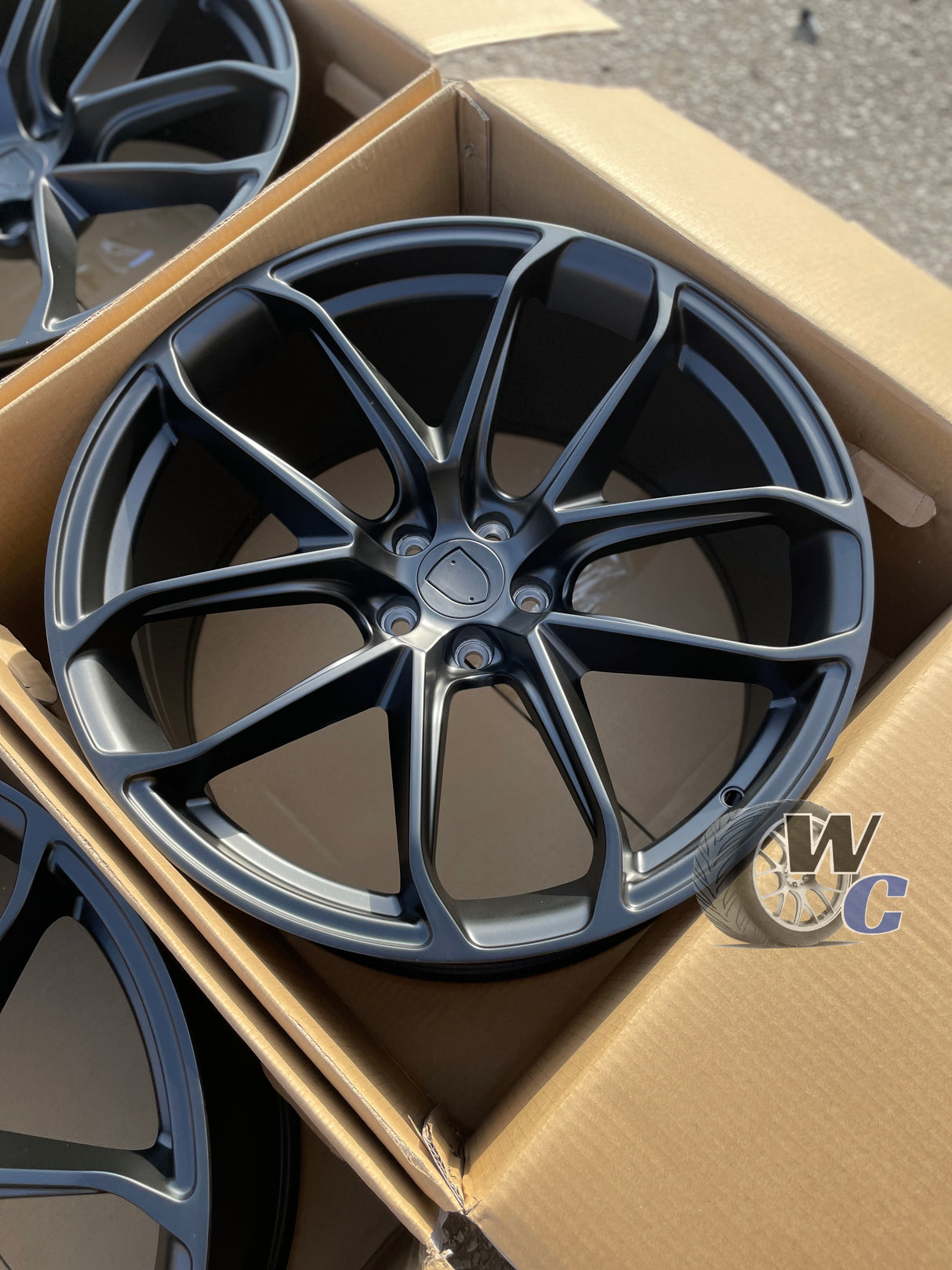 22” Wheels Fit Porsche Cayenne 2018–2025 | OE Style Rims | Matte Black | Staggered Set of 4
