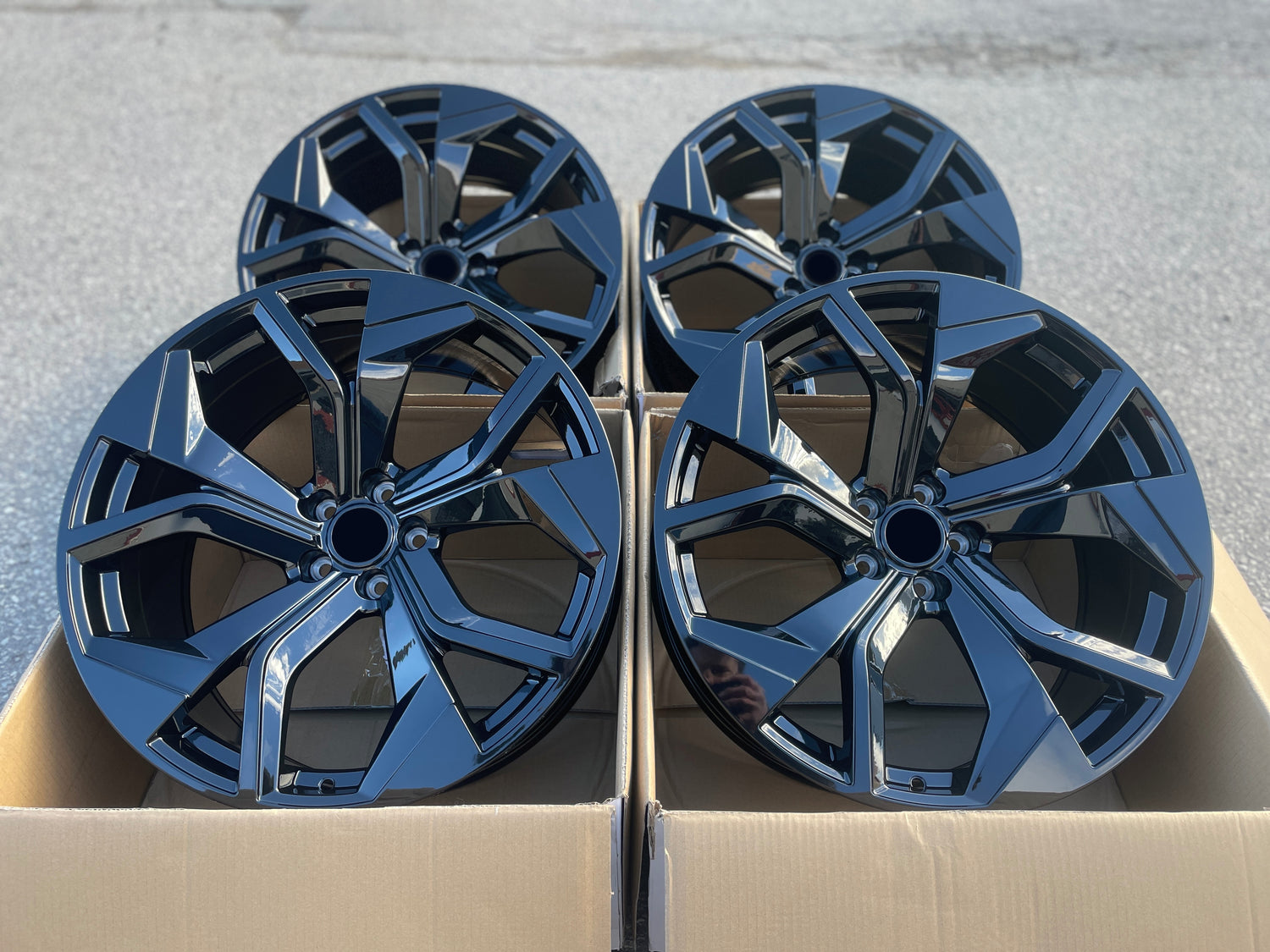 22” Rims - Made to Fit Audi Q7 | OE Style | 2016 2017 2018 2019 2020 2021 2022 2023 2024 2025 22x10 Wheels Brand New