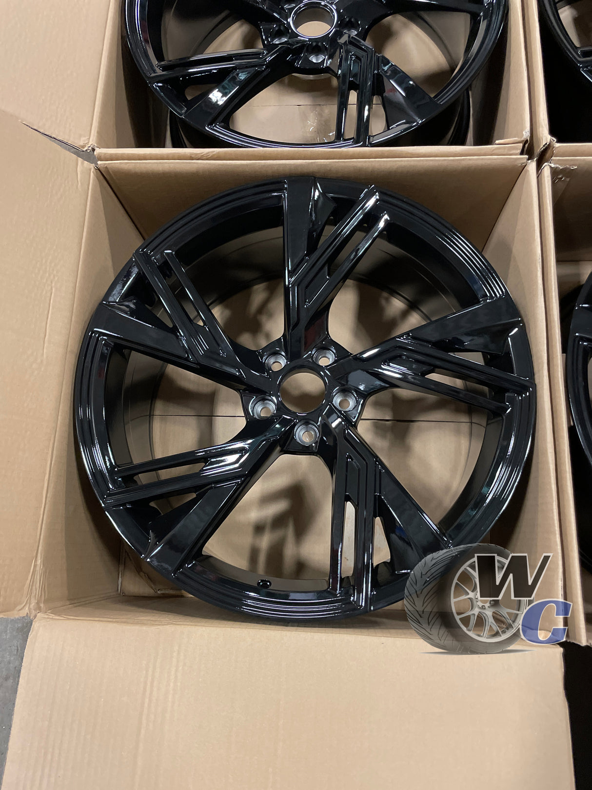 19” Wheels Fit Audi Q3 2019–2025 | OE Style Rims | Gloss Black | Set of 4