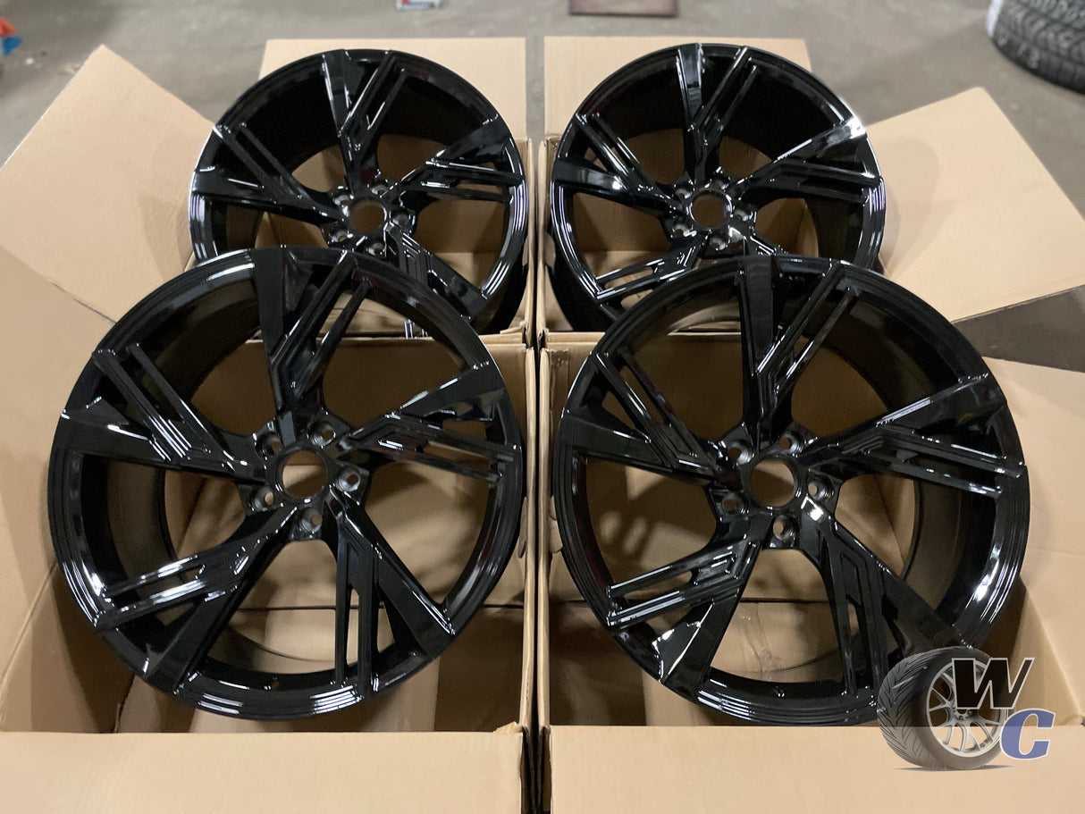 19” Wheels Fit Audi Q3 2019–2025 | OE Style Rims | Gloss Black | Set of 4