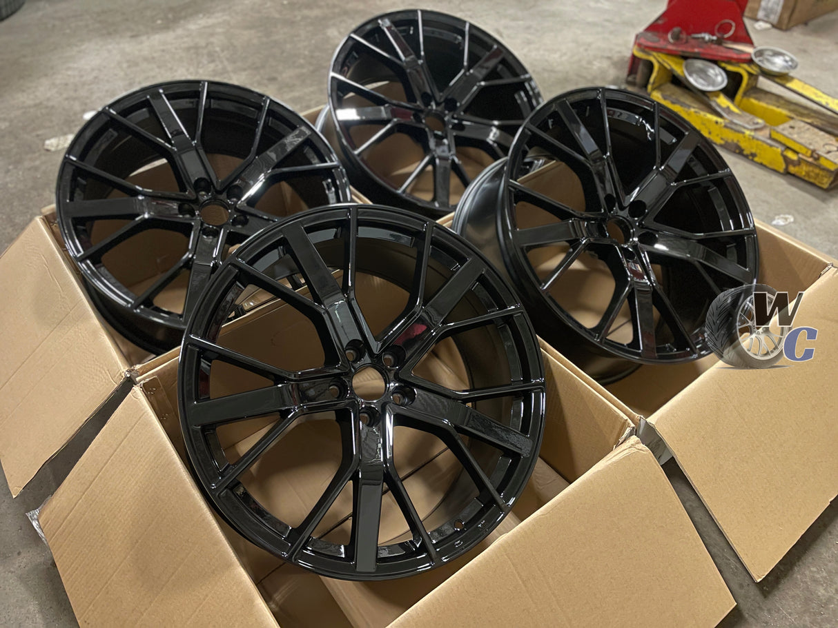 21” Wheels Fit Audi Q3 2019–2025 | OE Style Rims | Gloss Black | Set of 4