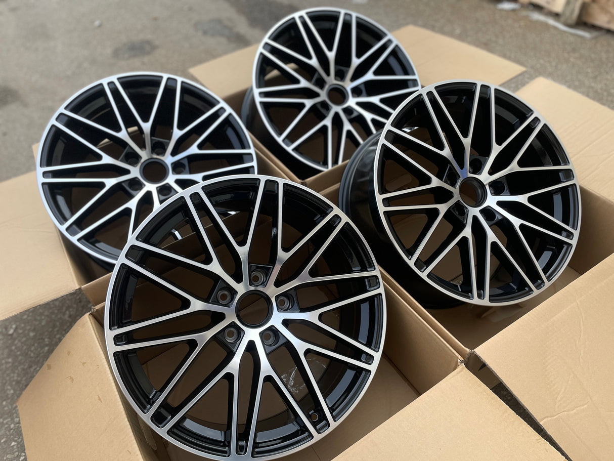 21" Rims - Made to Fit Porsche Taycan 2020 2021 2022 2023 2024 2025 | OE Style | 21x9.5/11 Wheels Brand New