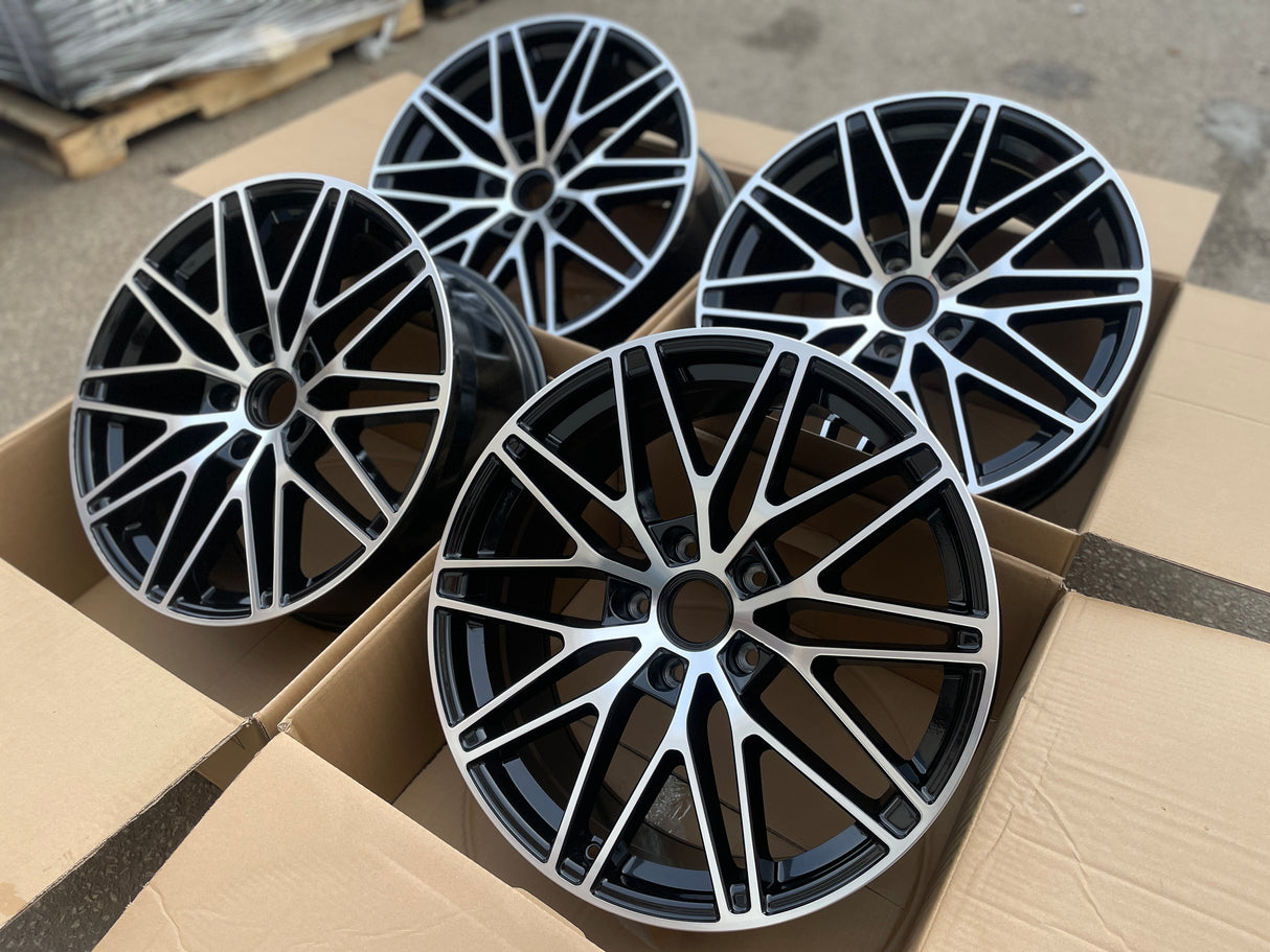 21" Rims - Made to Fit Porsche Taycan 2020 2021 2022 2023 2024 2025 | OE Style | 21x9.5/11 Wheels Brand New