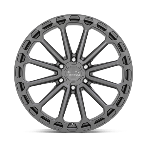 20" Black Rhino Hard Alloys KAIZEN MATTE GUNMETAL 6X135