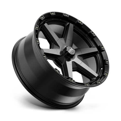 20X9 KMC KM101 TEMPO SATIN BLACK W/ GRAY TINT 6X135/6X139.7