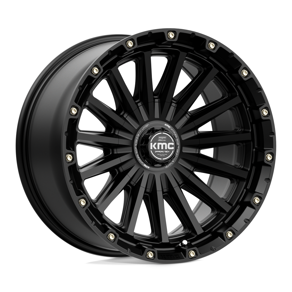 17X9 KMC KM102 SIGNAL SATIN BLACK 6X135/6X139.7