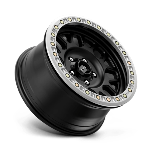 20X9 KMC KM234 GRENADE DESERT BEADLOCK RIMS - SATIN BLACK 8X165.1