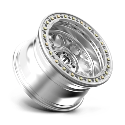 17X8.5 KMC KM235 GRENADE CRAWL BEADLOCK RIMS - MACHINED 5X127