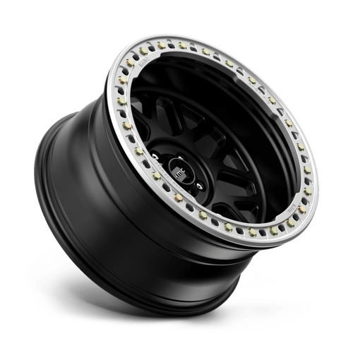 20X10 KMC KM235 GRENADE CRAWL BEADLOCK RIMS - SATIN BLACK 5X127