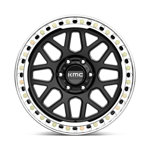 20X10 KMC KM235 GRENADE CRAWL BEADLOCK SATIN BLACK 6X139.7