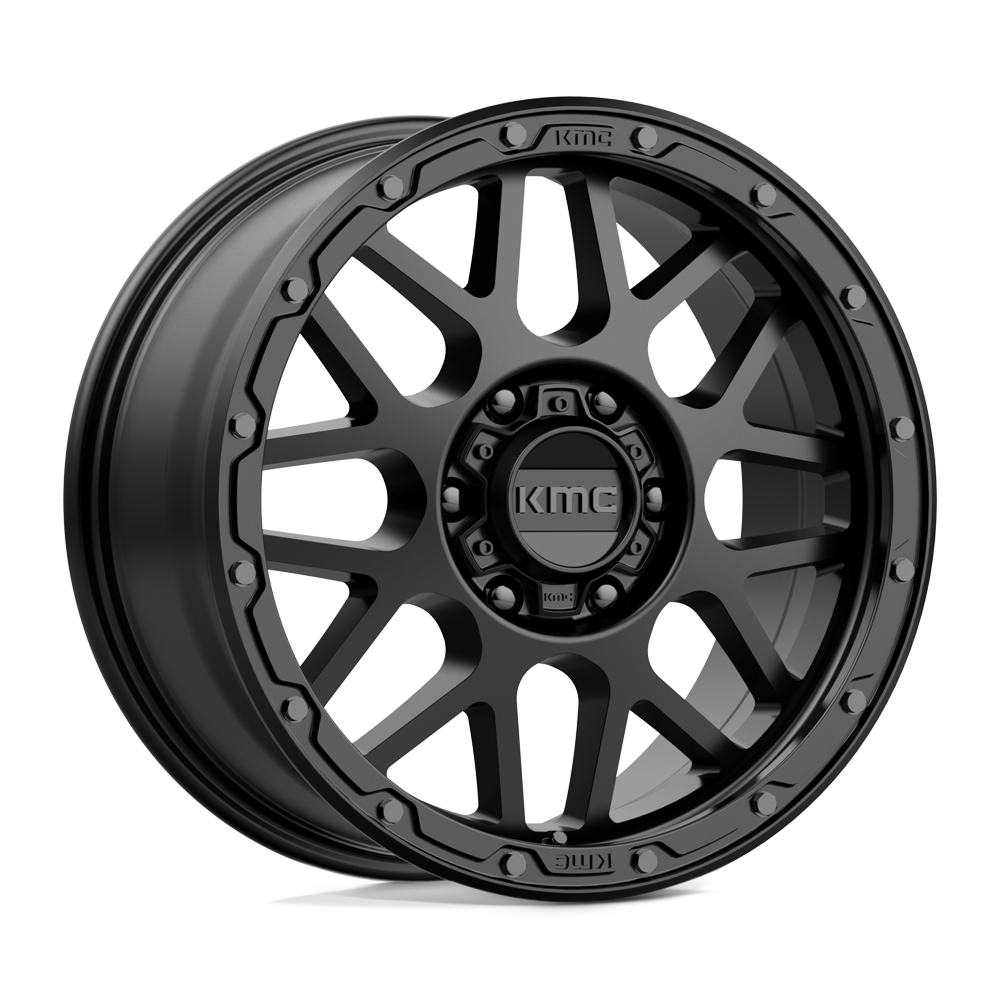 18X8.5 KMC KM535 GRENADE OFF-ROAD MATTE BLACK 6X135