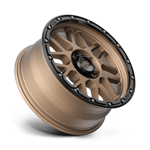 20X9 KMC KM535 GRENADE OFF-ROAD MATTE BRONZE W/ M-BLACK LIP 6X139.7