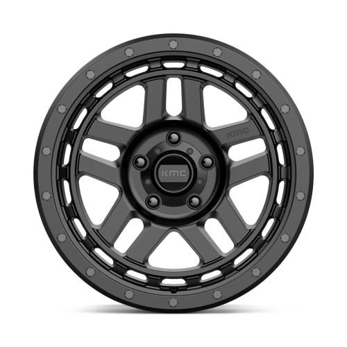 18X8.5 KMC KM540 RECON SATIN BLACK 5X127