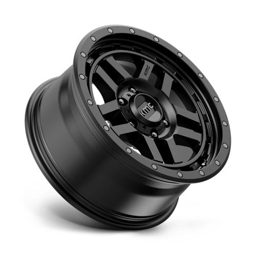 17X8.5 KMC KM540 RECON SATIN BLACK 6X120