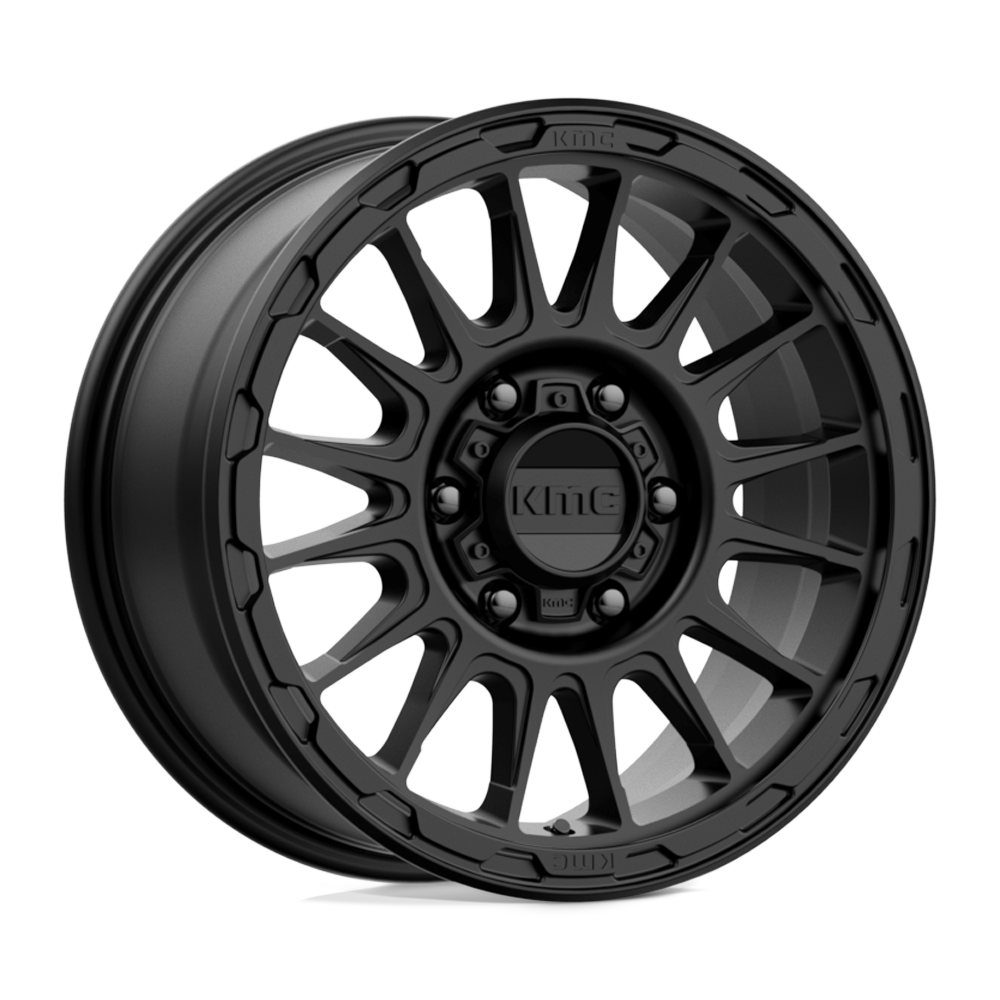 16X8 KMC KM542 IMPACT SATIN BLACK 6X139.7