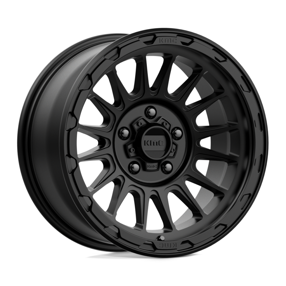 17X8.5 KMC KM542 IMPACT SATIN BLACK 5X127