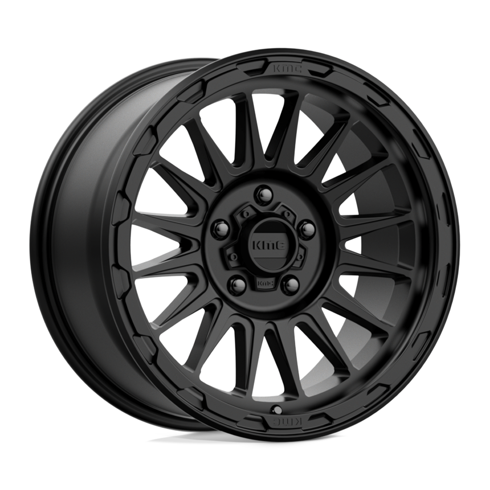 18X9 KMC KM542 IMPACT SATIN BLACK 5X150