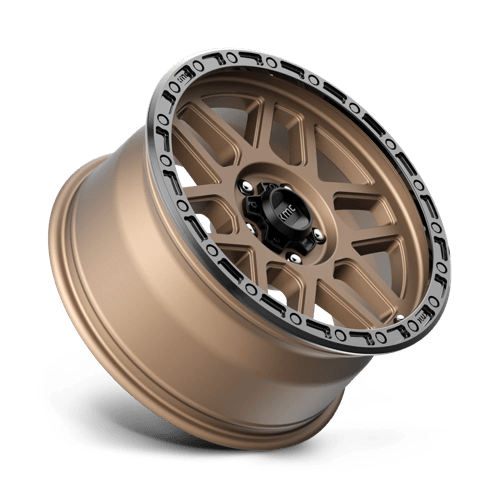 17X9 KMC KM544 MESA MATTE BRONZE W/ BLACK LIP 5X127