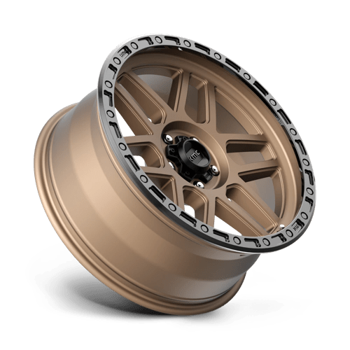 17X9 KMC KM544 MESA MATTE BRONZE W/ BLACK LIP 5X150
