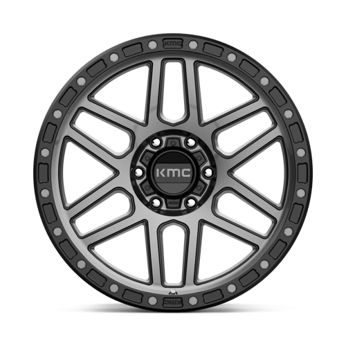 20X9 KMC KM544 MESA SATIN BLACK W/ GRAY TINT 6X135