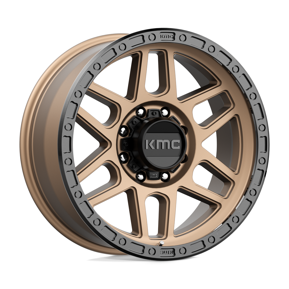 17X9 KMC KM544 MESA MATTE BRONZE W/ BLACK LIP 8X170