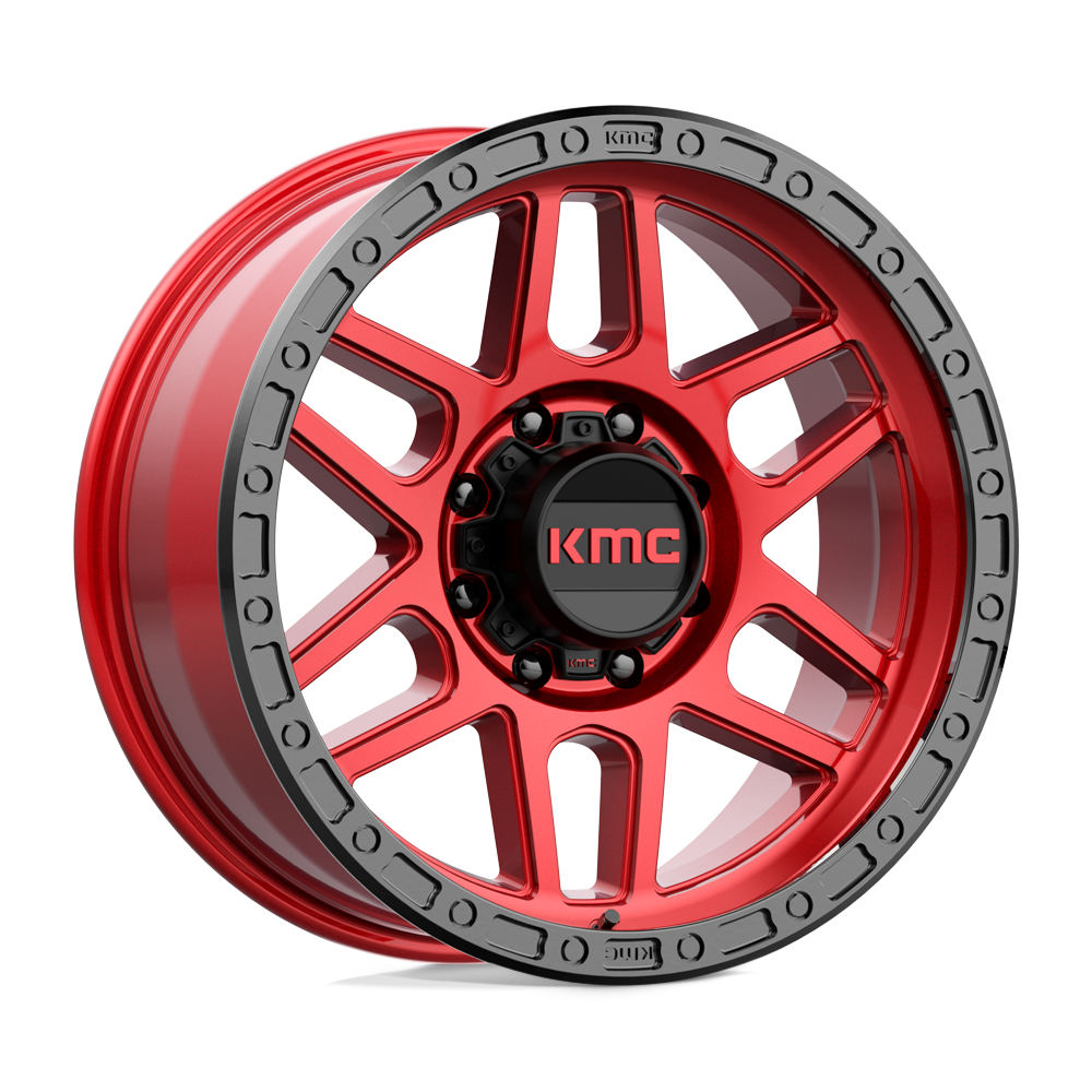 20X9 KMC KM544 MESA CANDY RED W/ BLACK LIP 8X165.1