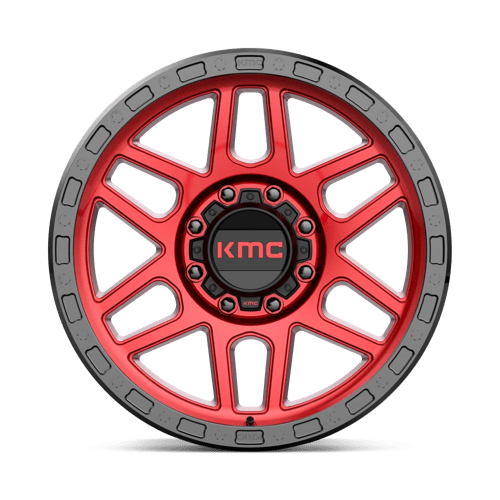 20X9 KMC KM544 MESA CANDY RED W/ BLACK LIP 8X165.1