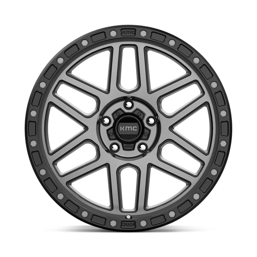 20X9 KMC KM544 MESA SATIN BLACK W/ GRAY TINT 5X150