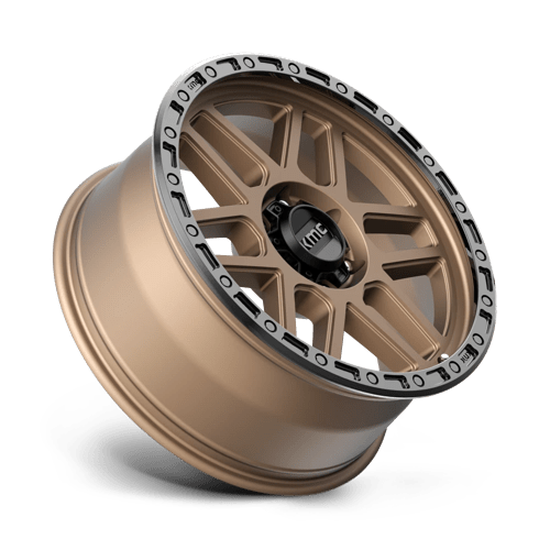 17X9 KMC KM544 MESA MATTE BRONZE W/ BLACK LIP 6X114.3