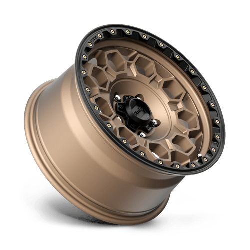 17X9 KMC KM545 TREK MATTE BRONZE W/ BLACK LIP 5X127