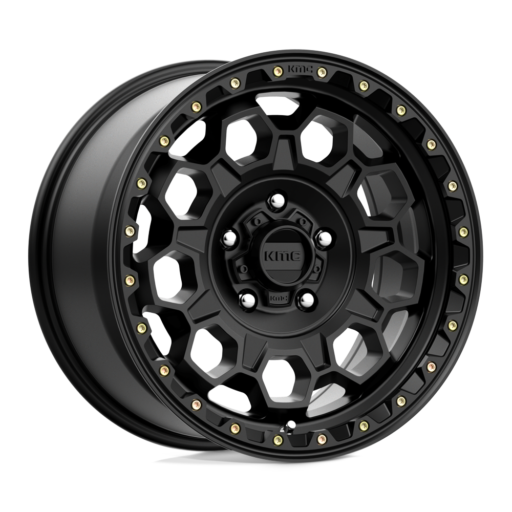 17X9 KMC KM545 TREK SATIN BLACK 5X127