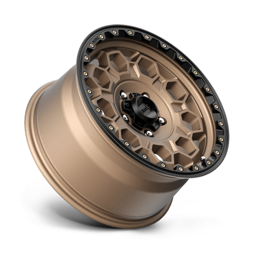 17X9 KMC KM545 TREK MATTE BRONZE W/ BLACK LIP 5X127