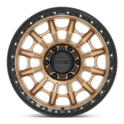 17X9 KMC KM547 CARNAGE MATTE BRONZE W/ BLACK LIP 5X127