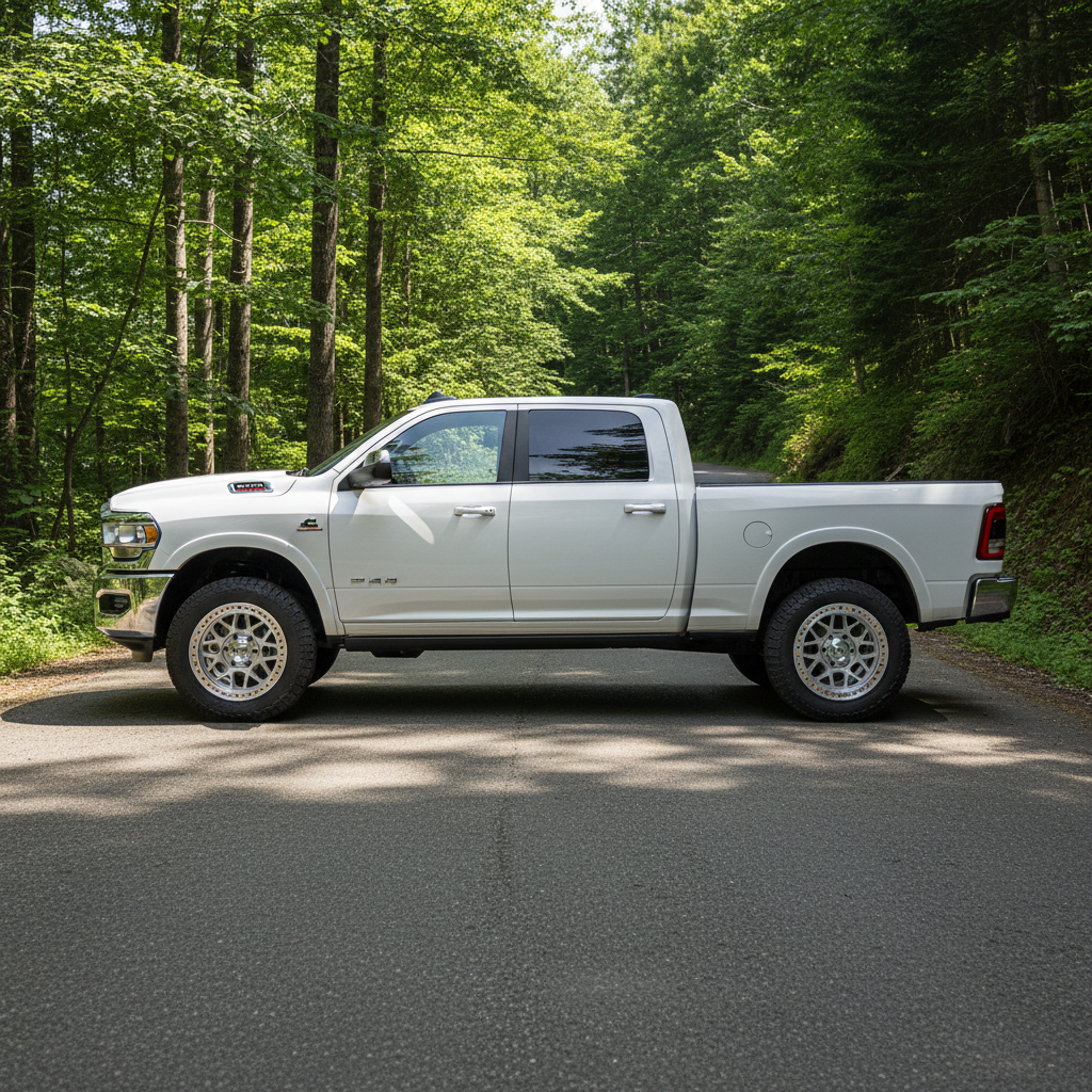 17X8.5 KMC KM549 GRS RIMS - GLOSS SILVER W/ MACHINED FACE 8X165.1