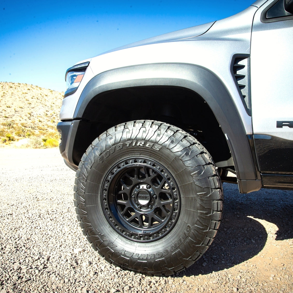 17X9 KMC KM549 GRS RIMS - SATIN BLACK 8X180