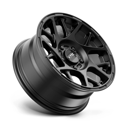 17X8 KMC KM708 BULLY SATIN BLACK 5X112