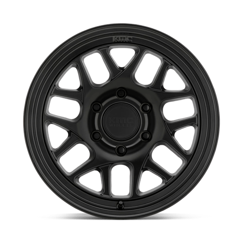 17X8.5 KMC KM717 BULLY OL SATIN BLACK 6X139.7