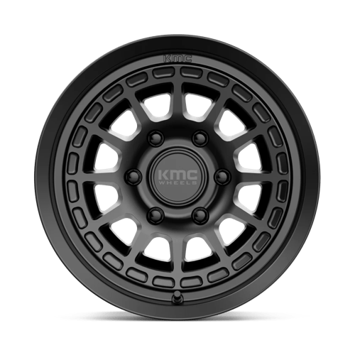16X8 KMC KM719 CANYON SATIN BLACK 6X139.7