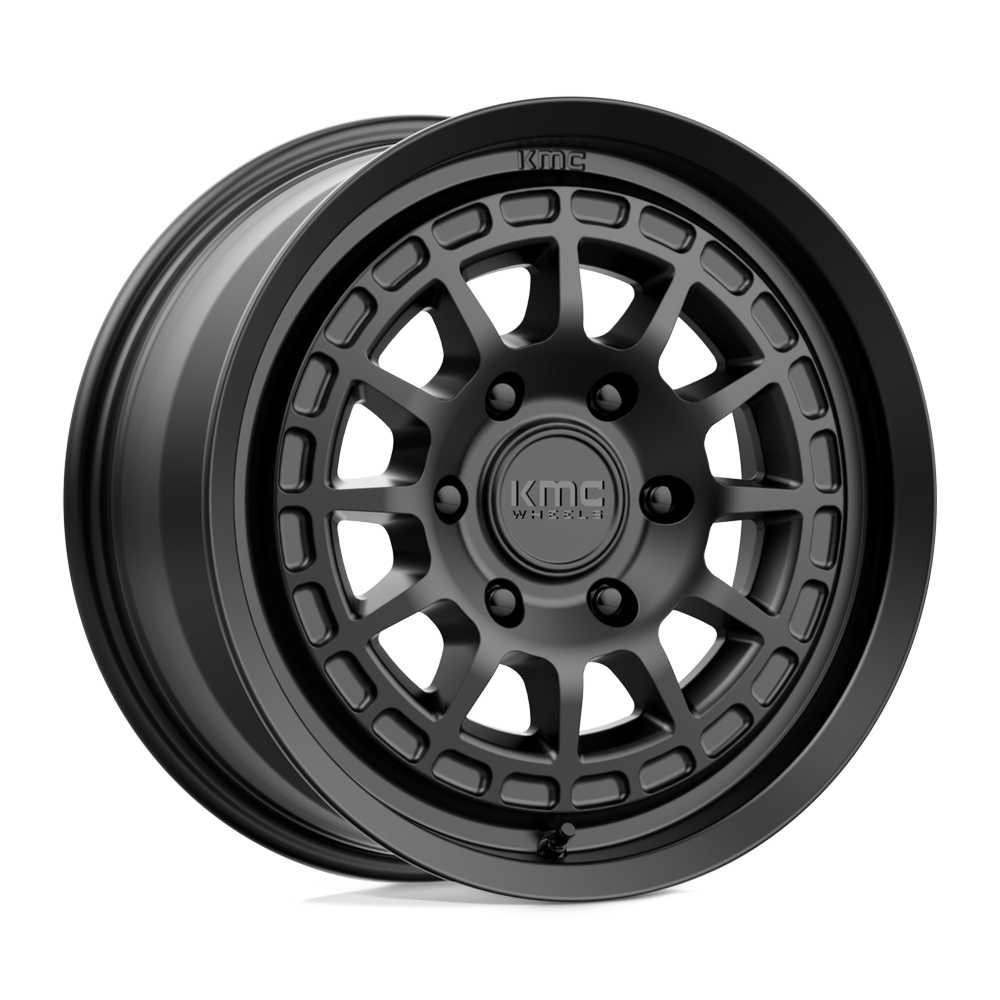 17X8 KMC KM719 CANYON SATIN BLACK 6X139.7