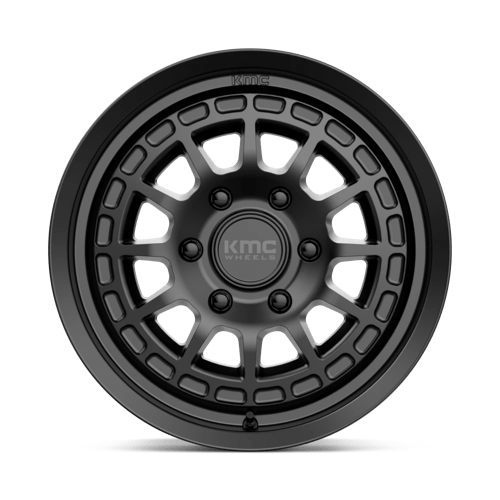 17X8 KMC KM719 CANYON SATIN BLACK 6X139.7