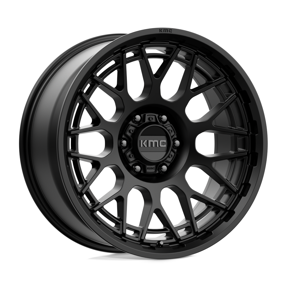20X9 KMC KM722 TECHNIC SATIN BLACK 6X139.7