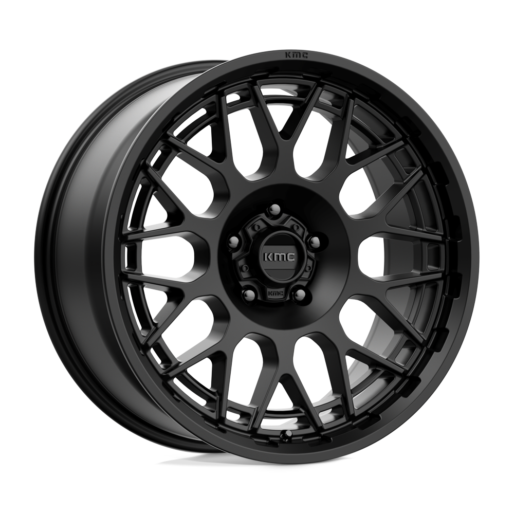 20X9 KMC KM722 TECHNIC SATIN BLACK 5X150