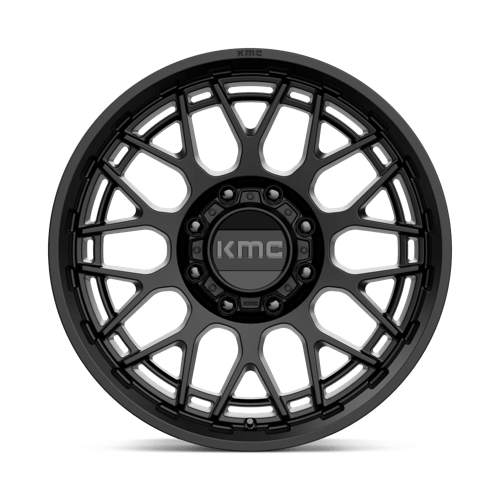 20X9 KMC KM722 TECHNIC SATIN BLACK 8X165.1
