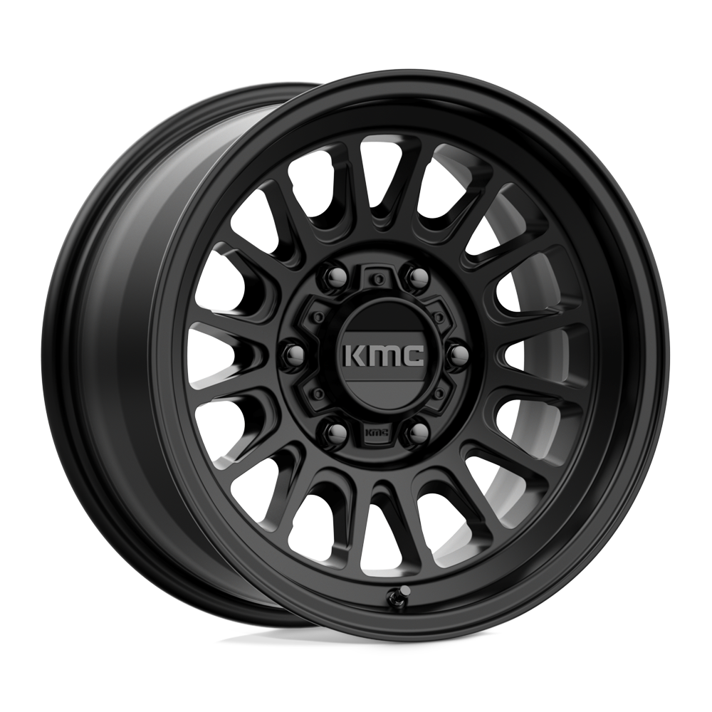 17X9 KMC KM724 IMPACT OL SATIN BLACK 5X127